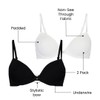 Hunkemöller Double Pack Preformed Underwired Bra, Caviar