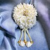 CreativeZone Scented Floral Bud With Tassel Mogra Jasmine Fragrant Hair