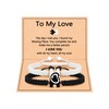 UNGENT THEM Couple Gifts Matching Couples Bracelets Long Distance Relationship