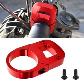 BILLFARO Speedo Relocation Mount,Aluminum Digital Display Relocation Bracket CNC Guard Cover Repositioning Tool for Sur Ron X/S Light Bee for Segway X260 X160 Electric Dirt Bike (Red)