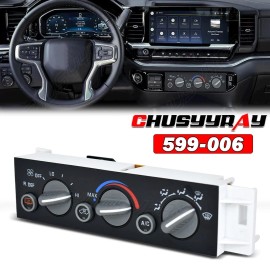 CHUSYYRAY AC Heater Climate Control Panel Module w/Rear Window Defogger For Chevy Suburban