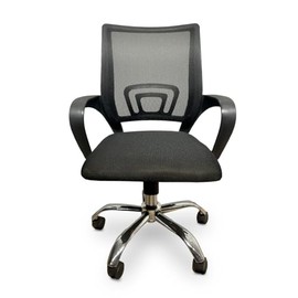 4Tune Silla para Oficina  Tipo Mesh  55 cm x 89-100 cm x 55 cm  Negro                                                                                 