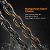 BEAMNOVA Lifting Chains with Adjuster Hooks, 3/8 Inch x 10