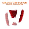 Bilisin Compatible with Rear Tailgate Insert Emblem Logo Carbon Fiber