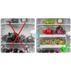 Rosenstein & Söhne Fridge Box: Set of 4 Foldable Fridge