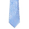 Elfeves - Corbata de boda con diseño floral pequeño para