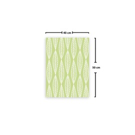 Le Jardin du Lin Bedruckte Baumwoll Taschen mit Kordelzug, Einkaufstasche, Beutel, Stoffsack, Stofftasche, Gemüsesack, Wiederverwendbare, Umweltfreundlich, Mehrzweck, Faltbar, Größe: 40x50 Cm