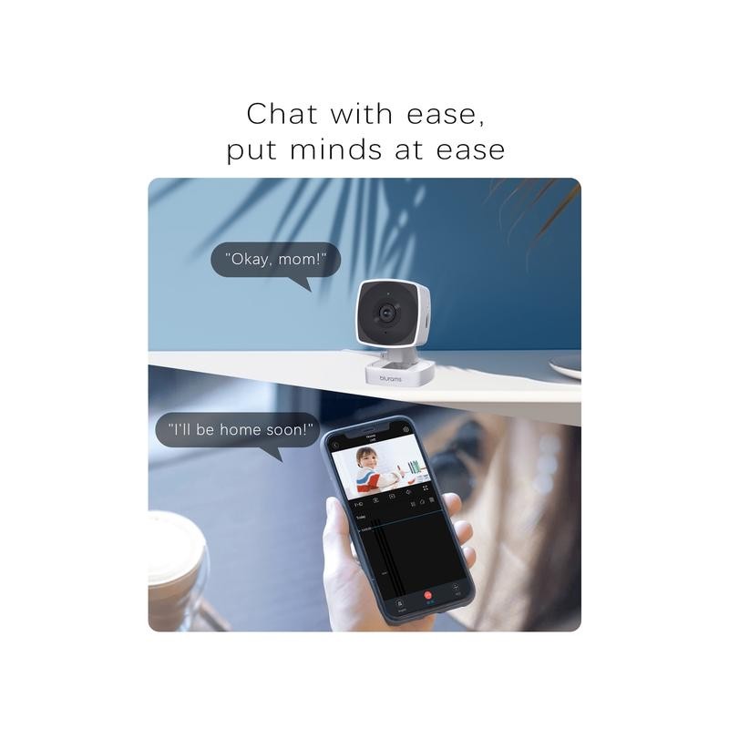 Blurams 5GHz Wi-Fi Pet Camera, Indoor Security Camera, 2K Dog