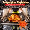 AOUCHI Cowhide BBQ Welding Gloves, Long Sleeve Fireproof and Heat