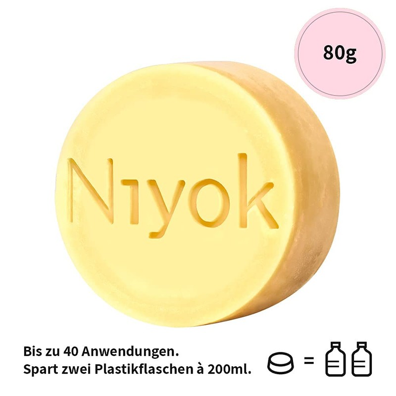 Niyok® 2-in-1 Solid Shampoo and Conditioner | Skin-neutral pH 5.5