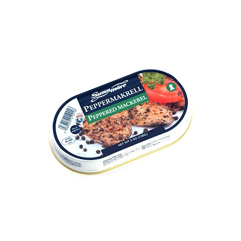 Sunnmore Peppered Mackerel, 5 oz (Pack of 3)