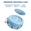 Denture Case, Definitely No-Leak Denture Bath Box for Traveling Perfectly,