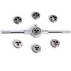 KIMLONTON 8-Piece Set Threading Die Handle Round Dies M3 M4
