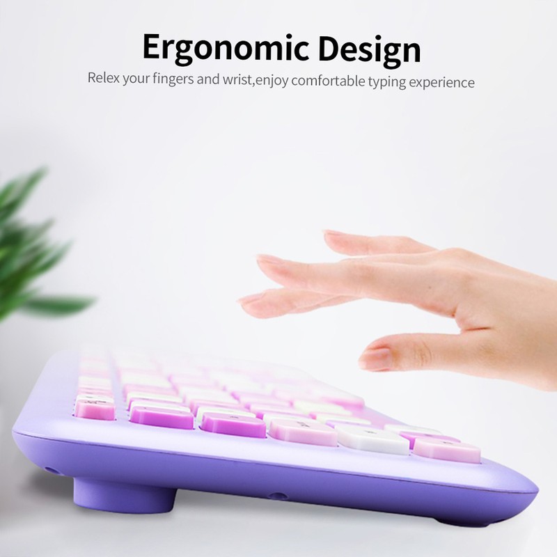 Mofii 666 Keyboard Mouse Combo Wireless 2.4G Mixed Color 110