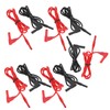 5 Set Banana Plug Test Lead 4mm Right Angle Straight