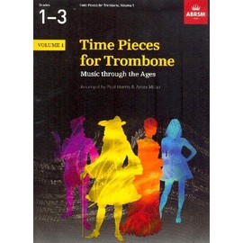 Time Pieces for Trombone (Treble or Bass Clef) and Piano, Volume 1