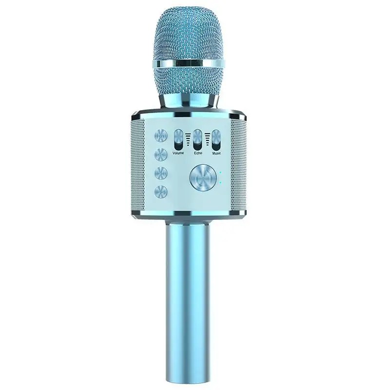 Wireless Bluetooth Karaoke Microphone with Built-In Speaker – Portable Singing