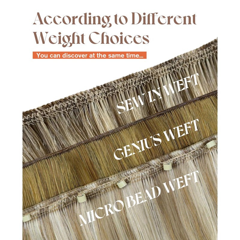 Sunny Hair Genius Weft Hair Extensions Human Hair Invisible Hand