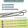 Archery Bowstrings-AMO 60" in 14 Strands, Recurve Bow String Replacement