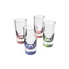 QG 12oz Clear Acrylic Plastic Teardrop Drinking Glass with Heavy