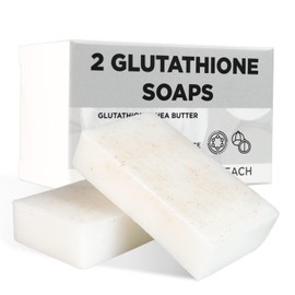 Princess Belle Glutathione Soap, Natural Exfoliating Bar Soap for Dirt, Gently Cleaning and Moisturizing for All Types Skin, 2 Pack