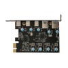 UP5300 5 Ports USB 3.1 PCIe Expansion Card 5Gbps Fast