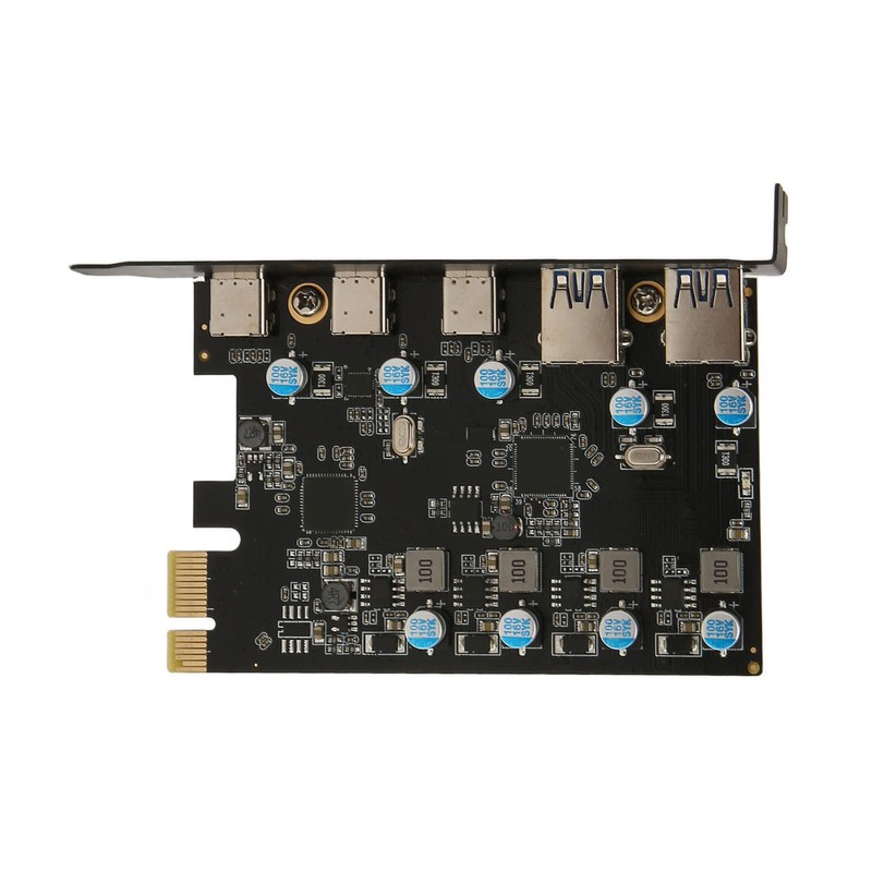 UP5300 5 Ports USB 3.1 PCIe Expansion Card 5Gbps Fast