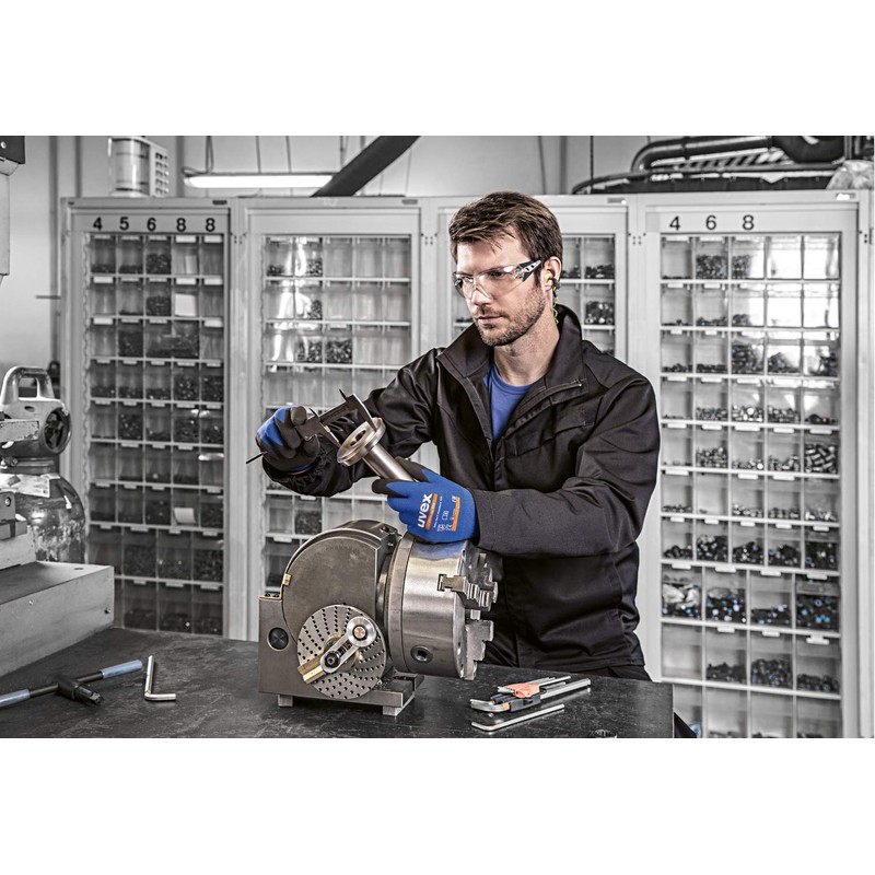 Uvex Athletic Lite Men's Work Gloves - 3 Pairs of