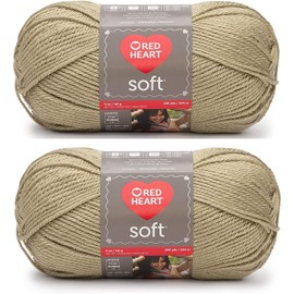 Bulk Buy: Red Heart Soft Yarn (2-Pack) (Wheat)