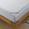 bienDo Small Double Fitted Sheet (4ft for 3/4 bed), Bamboo-Vegan