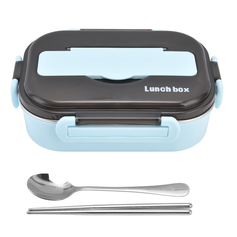 1L Bento Box 304 Stainless Steel Compartment Leak Proof Portable