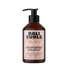 Bali Curls Nourishing Shampoo, Sulphate Free, 250 ml | Deep Moisture Boost, Anti-Frizz Formula, Enriched with Coconut & Argan Oil, Suitable for All Hair Types