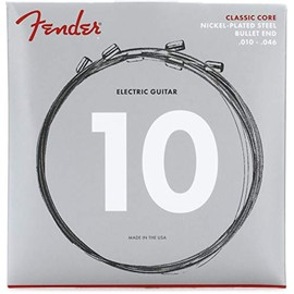 Fender Classic Core Electric Guitar Strings, 3255L, Nickel Plated Steel, Bullet Ends (.010-.046)