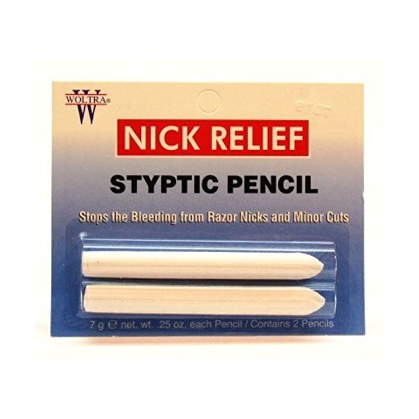 Nick Relief Styptic Pencil Twin Pack