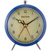 Dulton Alarm Clock, Blue, No Ticking, Cute, Analog Alarm Clock,