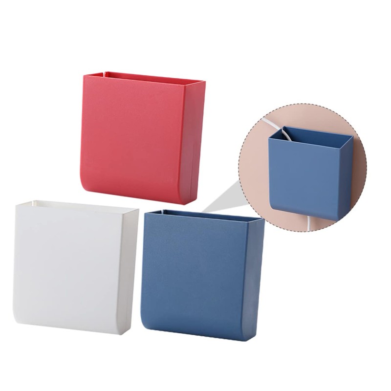 Operitacx Compact Wall-mounted Storage Boxes 3 Pieces Abs Material Easy