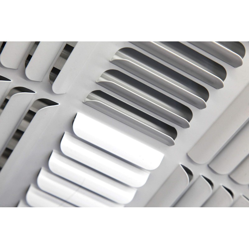 HVAC Premium 8"w x 8"h 4-Way-Horizontal Fixed Curved Blade AIR