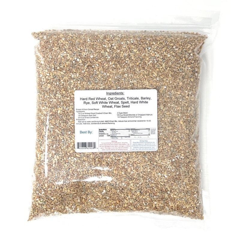 YANKEETRADERS 9 Grains Cracked Mix, 44 Ounce Bulk Bag