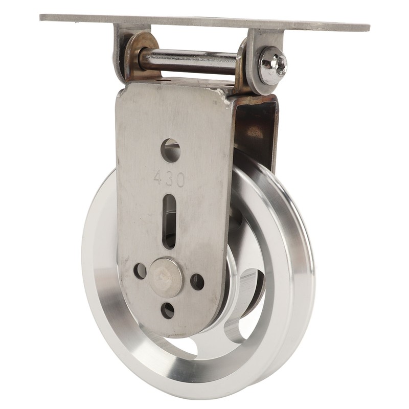 Pulley Wheel Bidirectional Rust Proof Silent Rotation Traction Wheel for