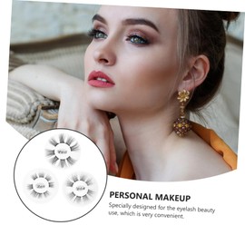 Baluue Realistic Makeup Eyelashes for Women 3 Boxes of Dense Natural Eyelashes Party Ready