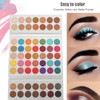 Beauty Glazed 63 Colors Pearlescent Matte Eyeshadow Eye Cosmetics Makeup