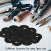 50 Packs Rubber Flat Washers Heavy Duty Abrasion Resistant 3/4"