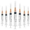 100Pack-2.5ml Luer lock Syringes with 25Ga1inch(25mm) Needles, Individually Packaging Disposable