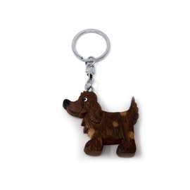 Dog Keyring, brown