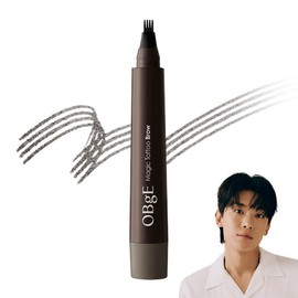 OBge Magic Tattoo Eyebrow 2ml, natural gray, 1 pc / OBge 매직 타투 아이브로우 2ml, 내추럴 그레이, 1개