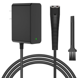 BENSN 12V 0.4A Cargador para afeitadora Braun Serie 1/3/5/7/9; 3040s 310s 340S 3050cc; 5190cc 5030s 5040s; 740S 7865cc; 9290cc 9095cc Maquinilla de afeitar Cable de alimentación