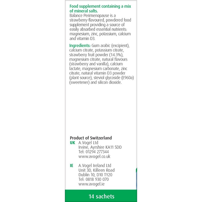 A.Vogel Perimenopause Supplement | Supporting You in 10 Different Ways