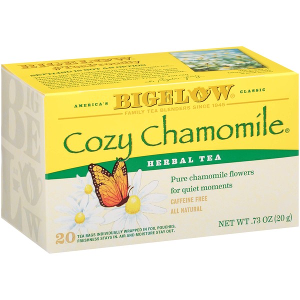 Bigelow, Cozy Chamomile Tea (Caffeine Free), 20 Count