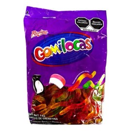 Ricolino Gomilocas Gusano Gomitas De Sabores 1kg