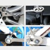 siawadeky Socket Wrench, Ratchet Wrench, Tool Set, Total 46 Pieces,